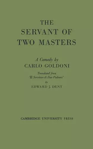 The Servant of Two Masters cover