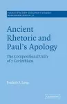 Ancient Rhetoric and Paul's Apology cover