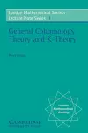 General Cohomology Theory and K-Theory cover