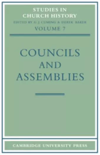 Councils and Assemblies cover