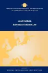 Good Faith in European Contract Law cover