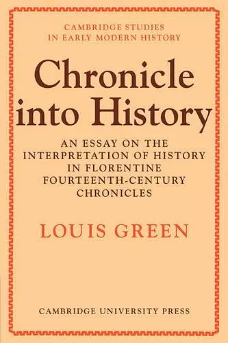 Chronicle Into History cover