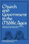 Church and Government in the Middle Ages cover