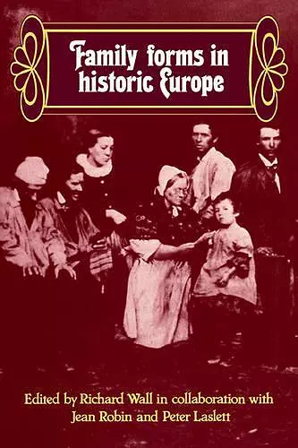 Family Forms in Historic Europe cover