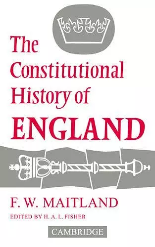 The Constitutional History of England cover