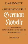 A History of the German Novelle cover