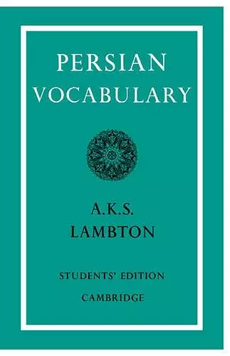 Persian Vocabulary cover