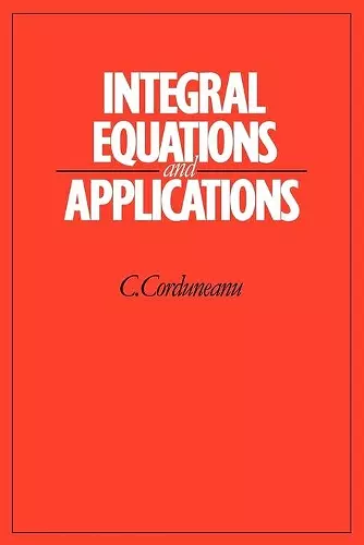 Integral Equations and Applications cover