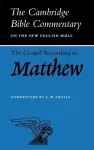 The Gospel according to Matthew cover