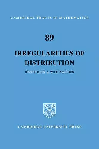 Irregularities of Distribution cover