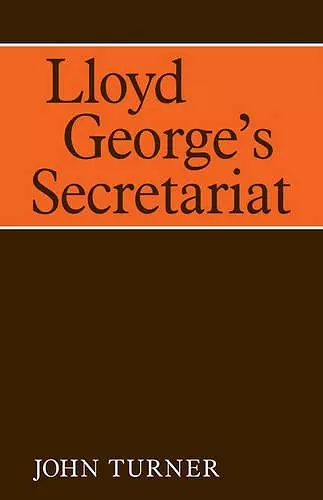 Lloyd George's Secretariat cover