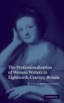 The Professionalization of Women Writers in Eighteenth-Century Britain cover