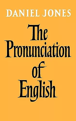The Pronunciation of English cover