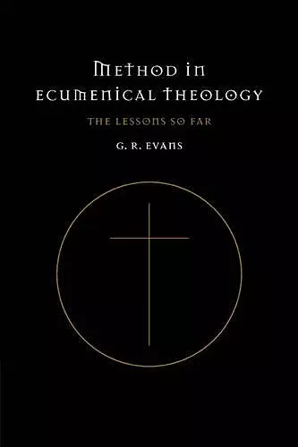 Method in Ecumenical Theology cover