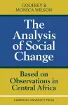 The Analysis of Social Change cover