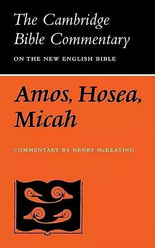 The Books of Amos, Hosea, Micah cover