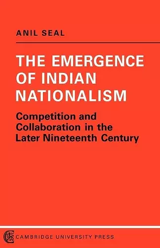 The Emergence of Indian Nationalism cover