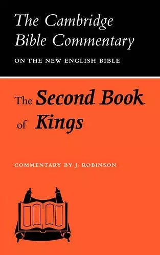 The Second Book of Kings cover