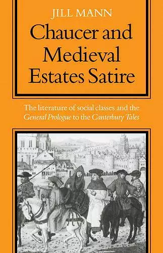 Chaucer and Medieval Estates Satire cover