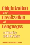 Pidginization and Creolization of Languages cover