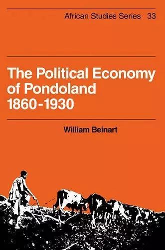 The Political Economy of Pondoland 1860–1930 cover