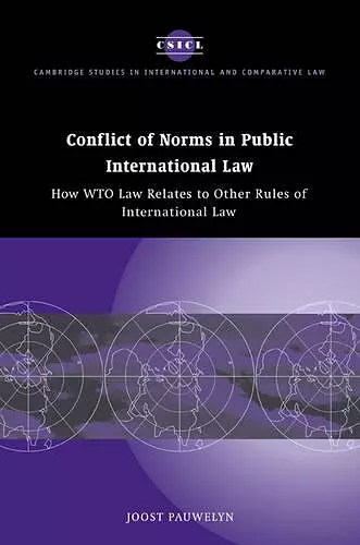 Conflict of Norms in Public International Law cover