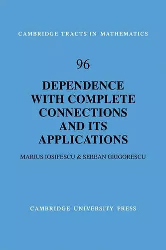 Dependence with Complete Connections and its Applications cover