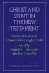 Christ and Spirit in the New Testament cover