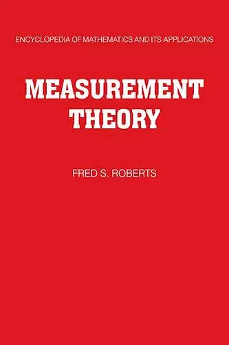 Measurement Theory: Volume 7 cover