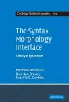 The Syntax-Morphology Interface cover