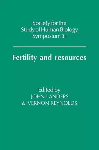 Fertility and Resources cover