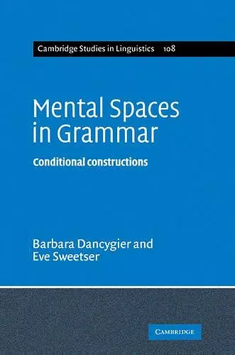 Mental Spaces in Grammar cover