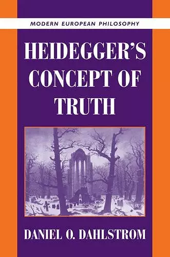 Heidegger's Concept of Truth cover