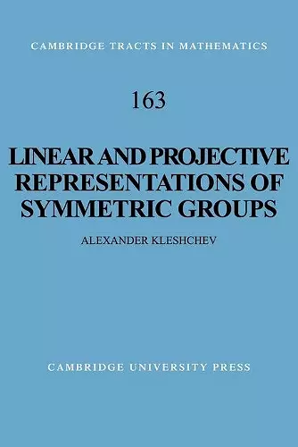 Linear and Projective Representations of Symmetric Groups cover