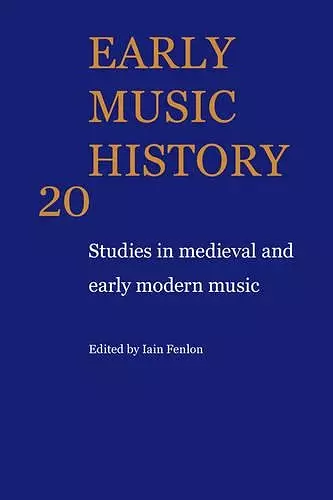 Early Music History cover