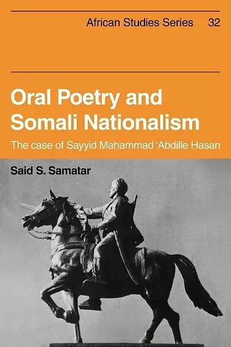 Oral Poetry and Somali Nationalism cover