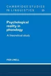 Psychological Reality in Phonology cover