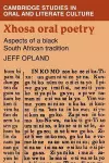 Xhosa Oral Poetry cover