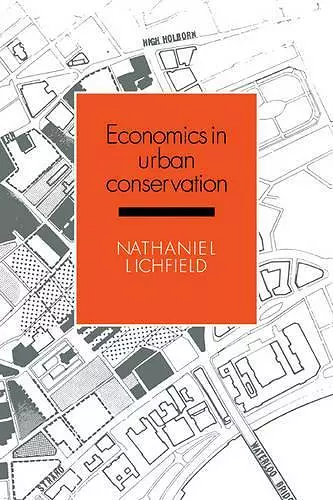 Economics in Urban Conservation cover