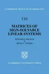 Matrices of Sign-Solvable Linear Systems cover