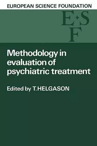 Methodology in Evaluation of Psychiatric Treatment cover
