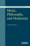 Music, Philosophy, and Modernity cover