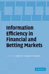 Information Efficiency in Financial and Betting Markets cover