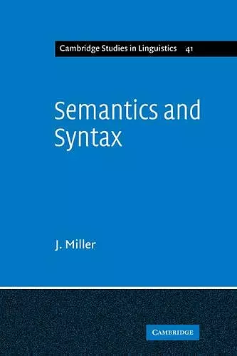 Semantics and Syntax cover