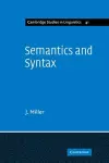 Semantics and Syntax cover