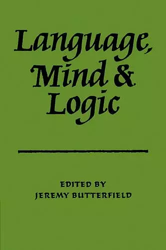 Language Mind and Logic cover