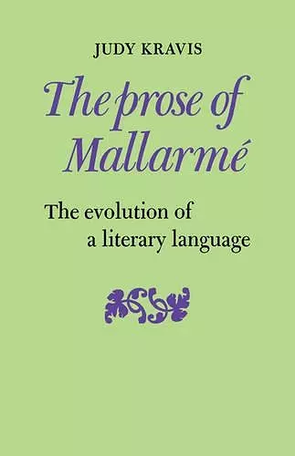 The Prose of Mallarmé cover