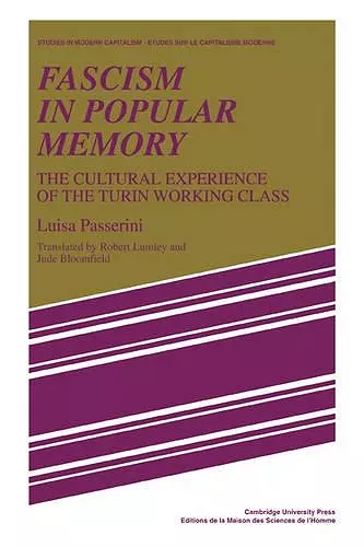Fascism in Popular Memory cover