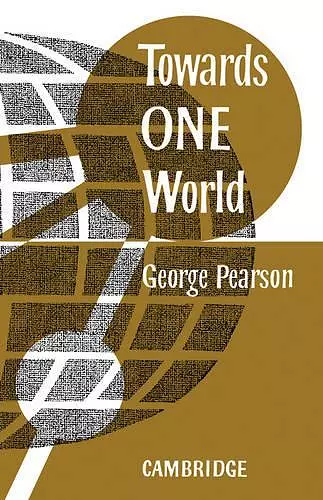 Towards One World cover