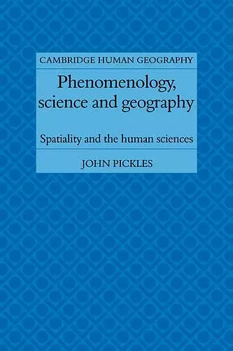 Phenomenology, Science and Geography cover